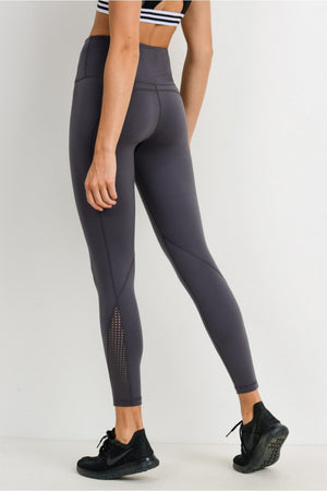 Perforated Panel Highwaist Performance Leggings