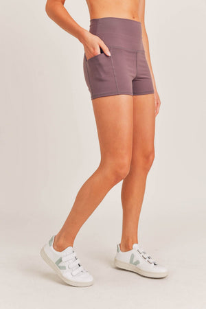 Tapered Band Essential Short Shorts - Bark