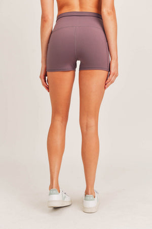 Tapered Band Essential Short Shorts - Bark